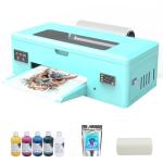 Mogolen A3 R1390 DTF Printer with Roll Feeder, White Ink Circulation System & Auto Cleaning, Multi-Material Compatible, Ideal for Custom Garment & DIY T-Shirt Printing, Bright Colors