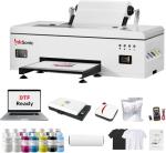 RocRow InkSonic L1800 DTF Printer, A3 DTF Transfer Machine for T-Shirt Printing, Direct to Film, White Ink Circulation System & Auto Clean, Built-in Heating, Multi-Material Compatible, E13