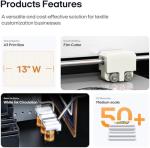 Procolored F13 Panda DTF Printer 13" A3 L1800 T-Shirt Printing Machine Direct to Film with White Ink Circulation and Semi-Automatic Cleaning & Oven