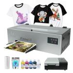 A4 DTF Printer and Oven, Transfer Printing Machine for DIY T-Shirts (A4 Printer+Oven+Software+5x250ml Ink+Film)