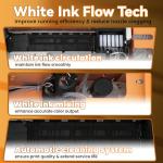 FAFAIR DTF Printer, A4 L805 DTF Printing Machine with Anti-Clogging Technology High Speed Printing, Transfer Printer for DIY T-Shirt, Other Textiles(L805+Oven+Software)