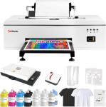 InkSonic L1800 DTF Printer Machine, A3 T-Shirts Printing Machine with Oven & Laptop, Heat Transfer DTF Kit for Clothing Design, Direct to Film, 13" Print Width, Suitable for Cotton, Denim, Canvas