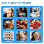 LCL 50 Sheets DTF Transfer Film Paper A4(8.4" x 11.7") Pretreat Sheets, PET Heat Transfer Paper for all DTF Printers Direct Print on T Shirts Textile