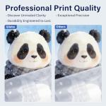 DTF A3 1390 Printer,DTF Transfer Printing Machine for DIY T-Shirt,with White Ink Circulation and Semi-Automatic Cleaning (A3 Printer +Software + 5x250ml Ink + 1 Roll Film +250g Powder)