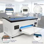 DTF A3 1390 Printer,DTF Transfer Printing Machine for DIY T-Shirt,with White Ink Circulation and Semi-Automatic Cleaning (A3 Printer +Software + 5x250ml Ink + 1 Roll Film +250g Powder)
