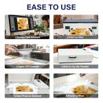 DTF A3 1390 Printer,DTF Transfer Printing Machine for DIY T-Shirt,with White Ink Circulation and Semi-Automatic Cleaning (A3 Printer +Software + 5x250ml Ink + 1 Roll Film +250g Powder)