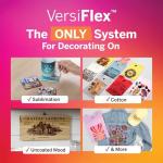 Sawgrass SG500 VersiFlex Printer Bundle, Innovative Inks & Light Heat Transfer Paper Bundle - Soft-Touch Infusible Ink, 8.5x11 Paper - Professional Results on Untreated Fabric and Wood