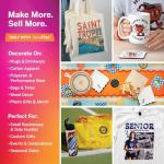 Sawgrass SG500 VersiFlex Printer Bundle, Innovative Inks & Light Heat Transfer Paper Bundle - Soft-Touch Infusible Ink, 8.5x11 Paper - Professional Results on Untreated Fabric and Wood