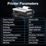 MZK A4 DTF Printer for T-Shirts & Fabrics