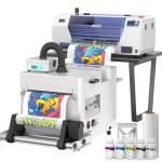 MZK A3 Plus XP600 DTF Printer,Automatic Time Cleaning Maintenance printhead+Ink Anti-Clog Design,2X-Speed Compared to L1800,5" LED Multi-Function Display,Film Cutter,Gift Ink 2 Years