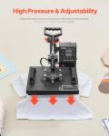 VEVOR 12x10in Clamshell Heat Press Machine