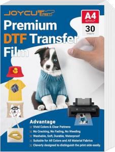 JOYCUT A4 DTF Transfer Film - 30 Sheets