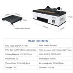 A3 DTF Printer with Inks and Roll Feeder