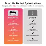 Sawgrass SG500 Sublimation Printer Bundle with Inks & Paper