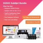 Sawgrass SG500 Sublimation Printer Bundle with Inks & Paper