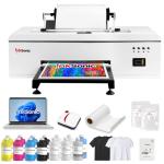 INKSONIC R1390 DTF Printer Bundle, A3 DTF Transfer Machine with Pre-Installed Laptop for T-Shirt Printing, Direct to Film, White Ink Circulation System & Auto Clean, DIY Printer, C13