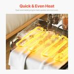 VEVOR 8 in 1 Heat Press Machine 15x15 Inch, 360° Swing Away Shirt Press Machine - Digital Professional Heat Transfer Tshirt Press Machine, Sublimation Heat Press for T Shirts Hat Cap Mug Plate Blue