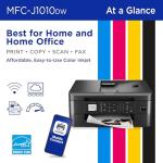 Brother MFC-J1010DW Wireless Color Inkjet Printer