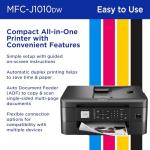 Brother MFC-J1010DW Wireless Color Inkjet Printer