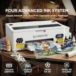 DTF Printer - L1800 A3 DTF Transfer Printing Machine, Direct to Film Printer with Security Software, DIY Print for Clothing and Multiple Fabrics (Includes Oven)