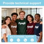 Fynqil A3 L1800 DTF Printer, High-Speed A3 Apparel Transfer Printing Machine with White Ink Circulation & Auto-Cleaning Includes Ink, Film, Hot Melt Powder, Software (Remote Installation)