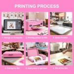 Fynqil A3 L1800 DTF Printer, High-Speed A3 Apparel Transfer Printing Machine with White Ink Circulation & Auto-Cleaning Includes Ink, Film, Hot Melt Powder, Software (Remote Installation)