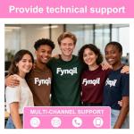 Fynqil A3 L1800 DTF Printer, High-Speed A3 Apparel Transfer Printing Machine with White Ink Circulation & Auto-Cleaning Includes Ink, Film, Hot Melt Powder, Software (Remote Installation)