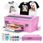 Fynqil A3 R1390 DTF Printer and Oven Bundle, A3 Transfer Printing Machine for DIY Print T-Shirts Apparel with White Ink Systems & Auto Cleaning (Printer + Oven +Laptop + 5x250ml Ink + Film)