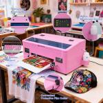 Fynqil A3 R1390 DTF Printer and Oven Bundle, A3 Transfer Printing Machine for DIY Print T-Shirts Apparel with White Ink Systems & Auto Cleaning (Printer + Oven +Laptop + 5x250ml Ink + Film)