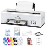 RAINBOWDGT R1390 DTF Printer, A3 T-Shirt Printing Machine Bundle, 13" DTF Apparel Printer, Direct to Film Heat Transfer, Suitable for Cotton, Denim, Canvas