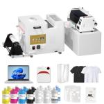 InkSonic Dual XP600 DTF Printer Bundles, Direct to Film Transfer for Custom Printing, 2 Heads XP600 DTF Printer Machine with Powder Shaker & Dryer, 13'' T-Shirt Maker, Automatic Maintenance and Curing