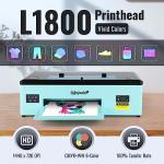 EnjoyColor A3+ DTF Transfer Printer 100% Transfer Rate for DIY Print T-Shirts, Leather, Other Textile (A3 Printer + Software + 5x250ml Ink + Roll of Film)