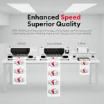 InkSonic Dual XP600 DTF Printer Bundles, Direct to Film Transfer for Custom Printing, 2 Heads XP600 DTF Printer Machine with Powder Shaker & Dryer, 13'' T-Shirt Maker, Automatic Maintenance and Curing