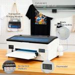 A3 DTF R1390 Printer and Oven Bundle for Beginner A3 Printing Machine for DIY Print T-Shirts Apparel with Auto Cleaning Includes Oven Ink Film Powder Software (Remote Installation) Fastest-Delevery