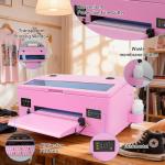 Fynqil A3 DTF Printer and Oven R1390 Bundle, A3 Transfer Printing Machine for DIY Print T-Shirts Apparel with White Ink Systems & Auto Cleaning Includes Oven Consumables Software,(Fastest-Delivery)