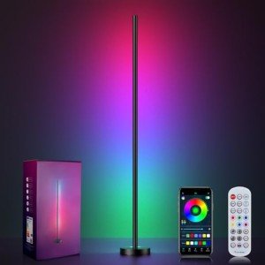 RGB Corner Floor Lamp with App & Remote Control