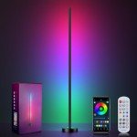 RGB Corner Floor Lamp with App & Remote Control