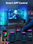 RGB Corner Floor Lamp with App & Remote Control