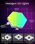 NIUCOO 8-Pack RGB Hexagon LED Gaming Lights