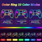 RGB LED Gamepad Neon Sign for Gamers