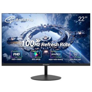 ArcticPro 22" FHD Gaming Monitor, 100Hz, Slim