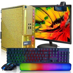 RGB Gaming Desktop Bundle with Keyboard and Mouse