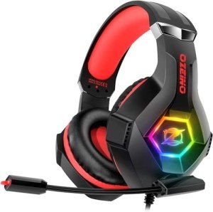 Ozeino 7.1 Surround Sound Gaming Headset - Red