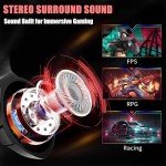 Ozeino 7.1 Surround Sound Gaming Headset - Red