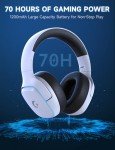Gvyugke Wireless Gaming Headset - 70H Battery, Noise Canceling