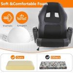 Ergonomic Gaming Chair with Lumbar Support - Black