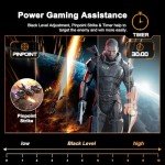 SANSUI 24" Curved Gaming Monitor - 180Hz, FHD