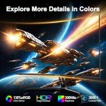 SANSUI 24" Curved Gaming Monitor - 180Hz, FHD