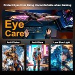 SANSUI 24" Curved Gaming Monitor - 180Hz, FHD