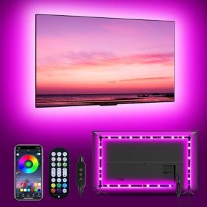 MATICOD 9.8FT RGB LED TV Lights